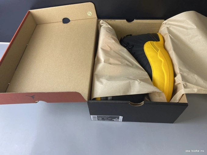 Chep Onekick University 130690-070 Air Black 12 Retro Gold Jordan 0820